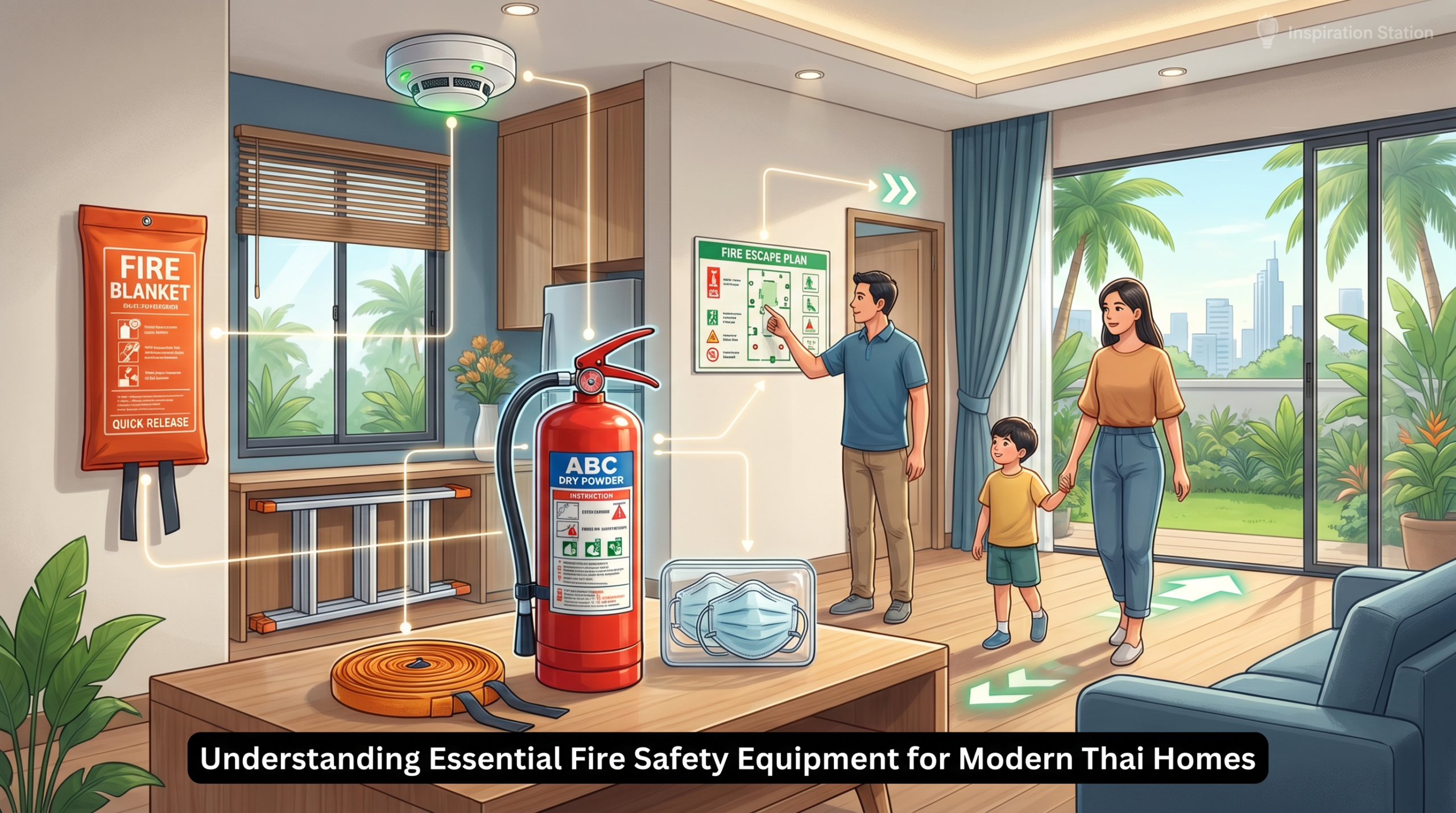 Understanding Essential Fire Safety Equipment for Modern Thai Homes
